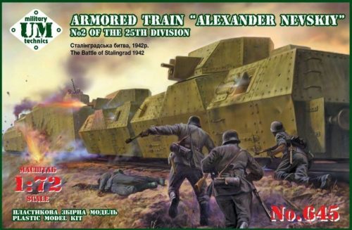 Unimodels Armored train Alexander NevskiyNo2 25t 1:72 (UMT645)