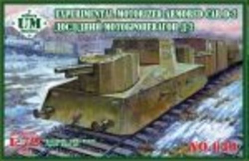 Unimodels Experimental motorized armored car D-2 1:72 (UMT649)