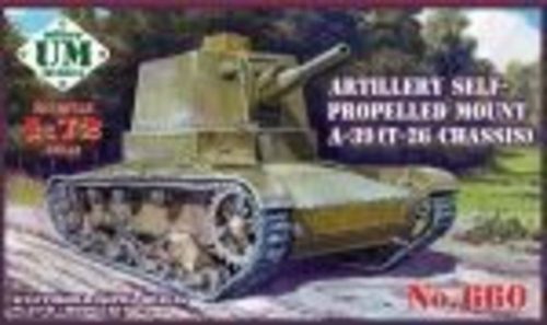 Unimodels A-39 (T-26 chassis) Soviet self-propelle 1:72 (UMT660)