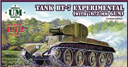 Unimodels BT-7 Experimental tank with 76.2mm gun 1:72 (UMT668)