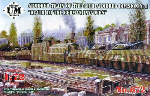 Unimodels Death to the German Invaders Armored train of the 48th armored division#1 1:72 (UMT672)