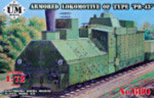 Unimodels Armored locomotive of type PR-43 1:72 (UMT680)