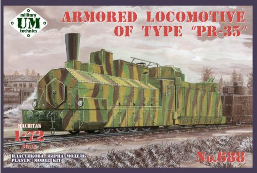 Unimodels Armored locomotive of type PR-35 1:72 (UMT688)