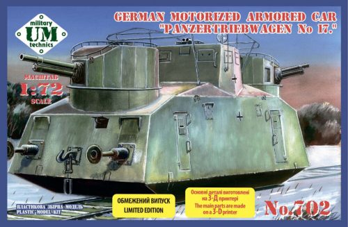 Unimodels Panzertribwagen No.17 German motorized armored car 1:72 (UMT702)