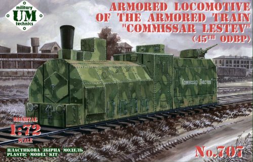 Unimodels Armored locomotive Ov No. 4994  No. 2 Commissar Lestev of the 45th division 1:72 (UMT707)