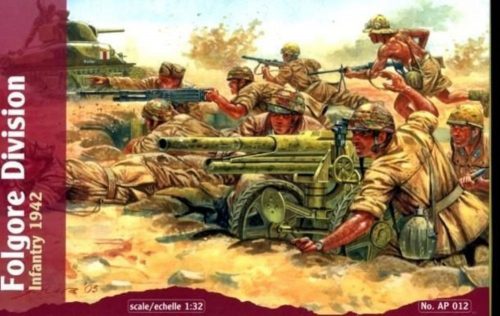 Waterloo 1815 Folgore Division Infantry, 1942 1:32 (AP012)