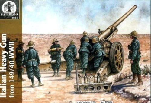 Waterloo 1815 Italian heavy gun 149/40 w/serv. 1:72 (AP024)