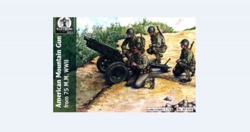 Waterloo 1815 American mountain gun 75 mm, WWII 1:72 (AP038)