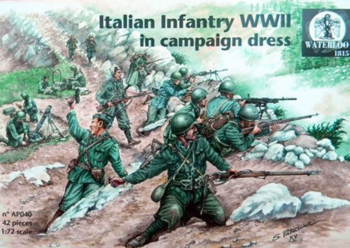 Waterloo 1815 Italian Infantry WWII in campaign dress 1:72 (AP040)