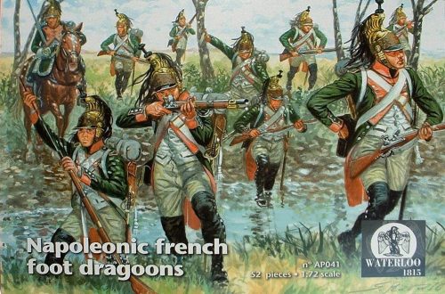 Waterloo 1815 Napoleonic french foot dragoons 1:72 (AP041)