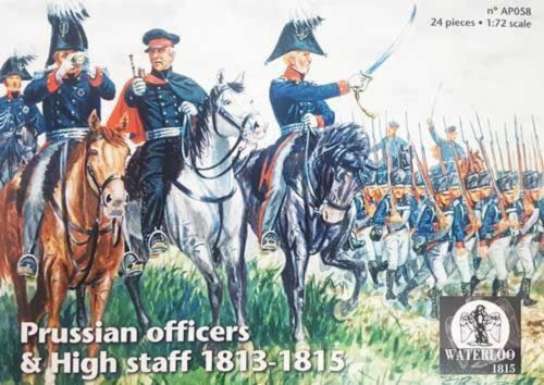 Waterloo 1815 Prussian Officers & High staff 1813-1815 1:72 (AP058)