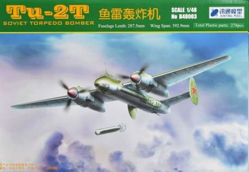 Xuntong Model Tu-2T Soviet Torpedo Bomber 1:48 (B48003)